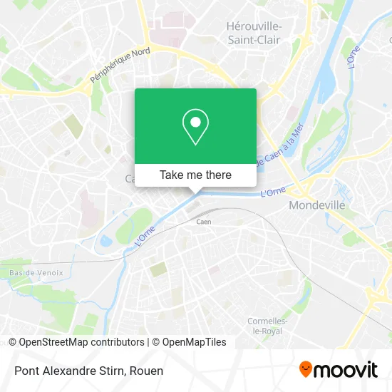 Pont Alexandre Stirn map