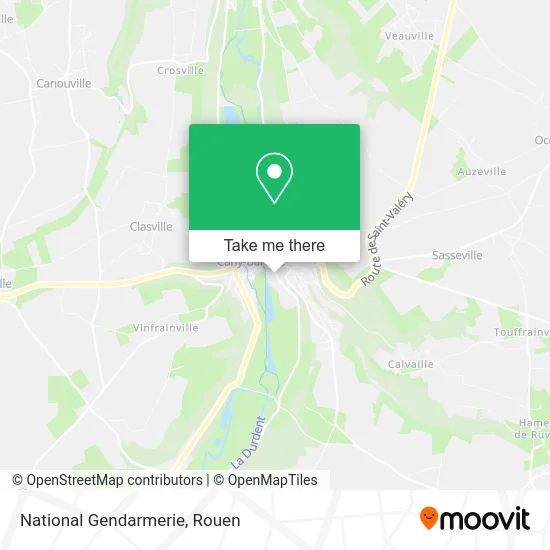 Gendarmerie Nationale map