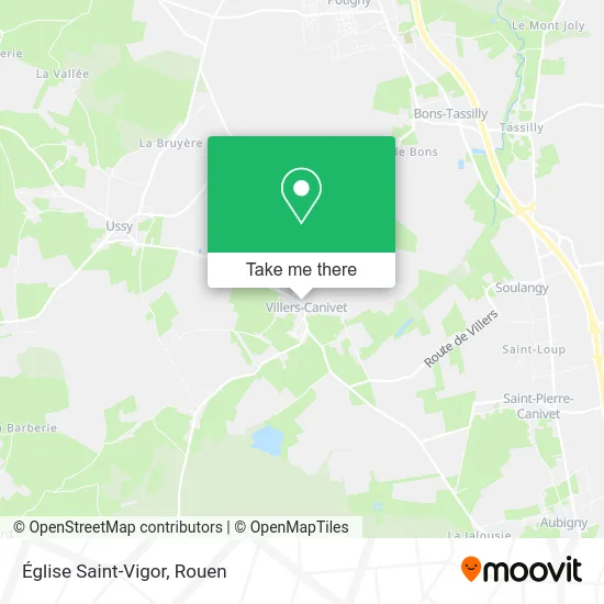 Église Saint-Vigor map