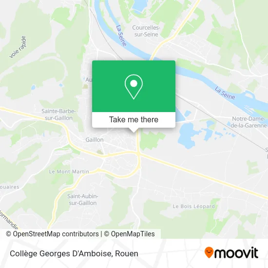 Collège Georges D'Amboise map