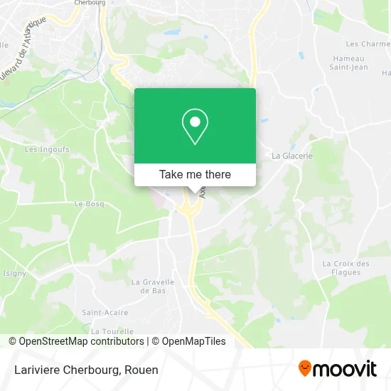 Lariviere Cherbourg map