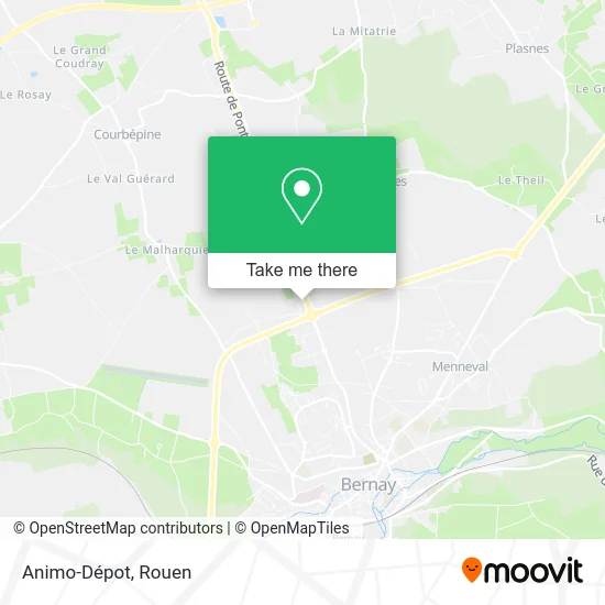 Animo-Dépot map
