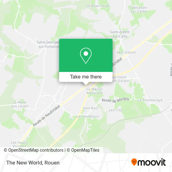 Le Nouveau Monde map