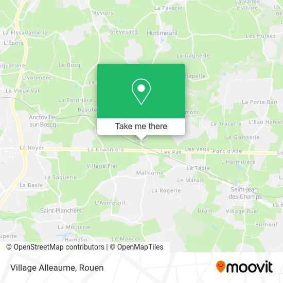 Village Alleaume map