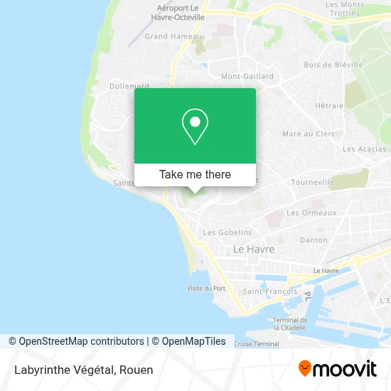 Labyrinthe Végétal map