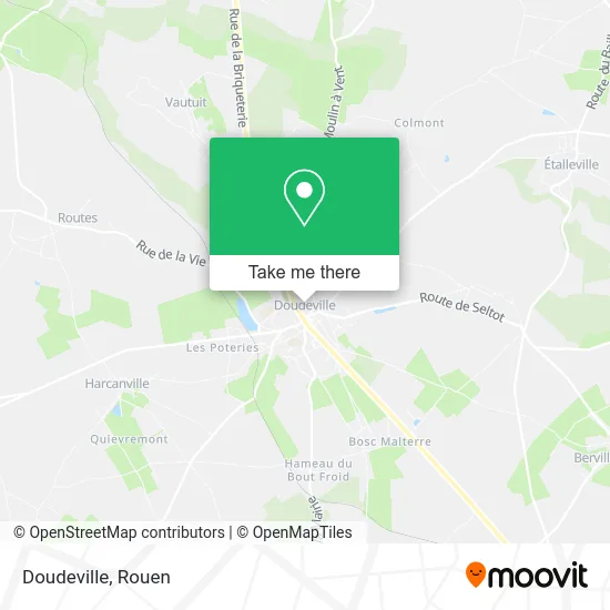 Doudeville map
