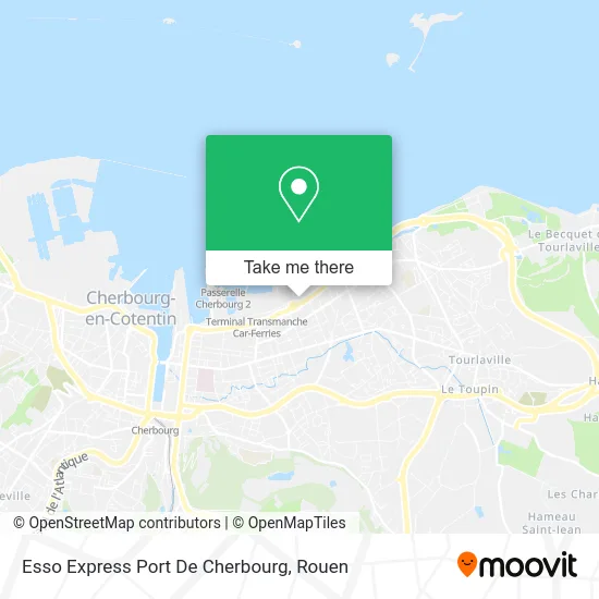 Esso Express Port De Cherbourg map