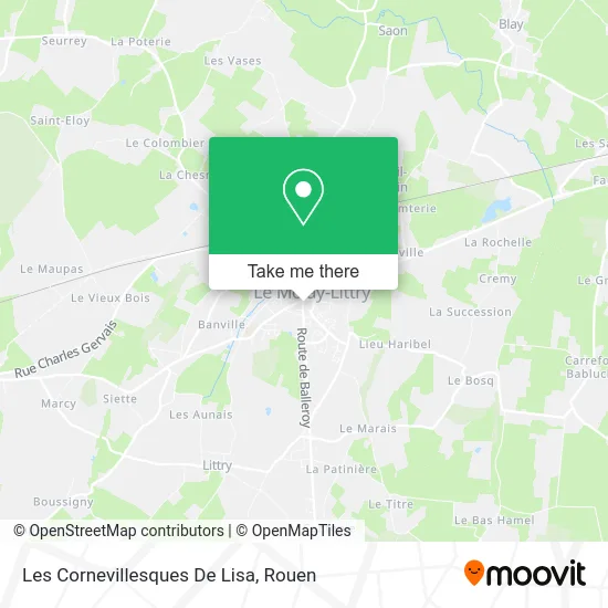 Les Cornevillesques De Lisa map