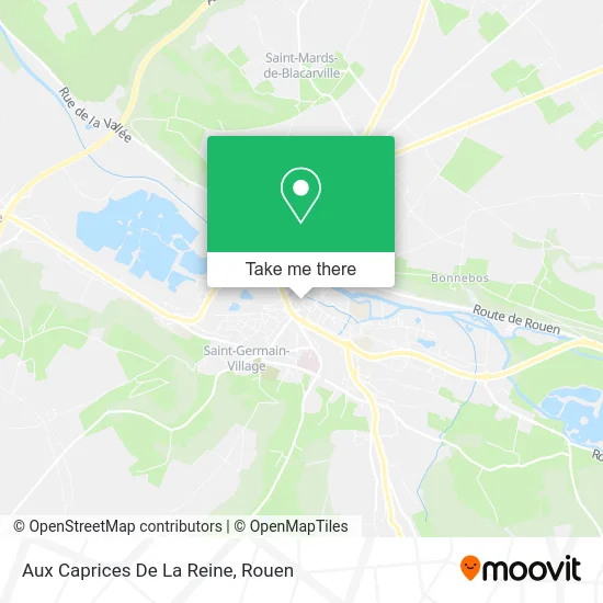 Aux Caprices De La Reine map