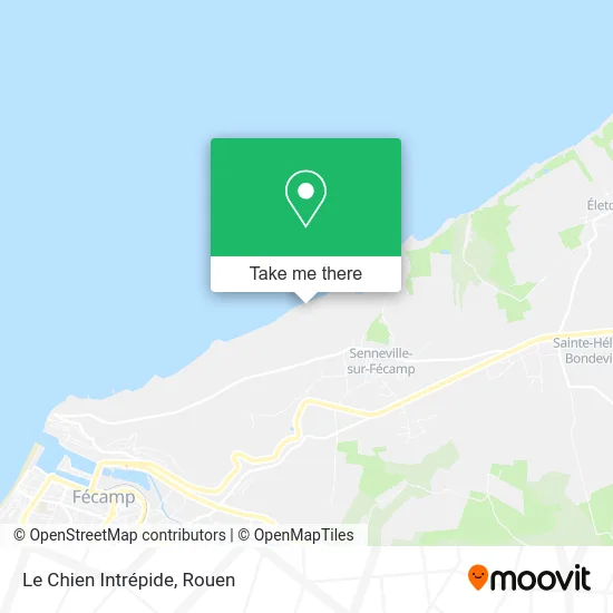 Le Chien Intrépide map