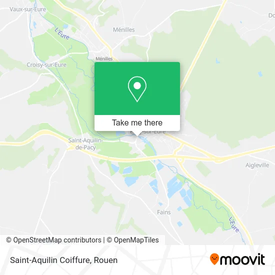 Saint-Aquilin Coiffure map