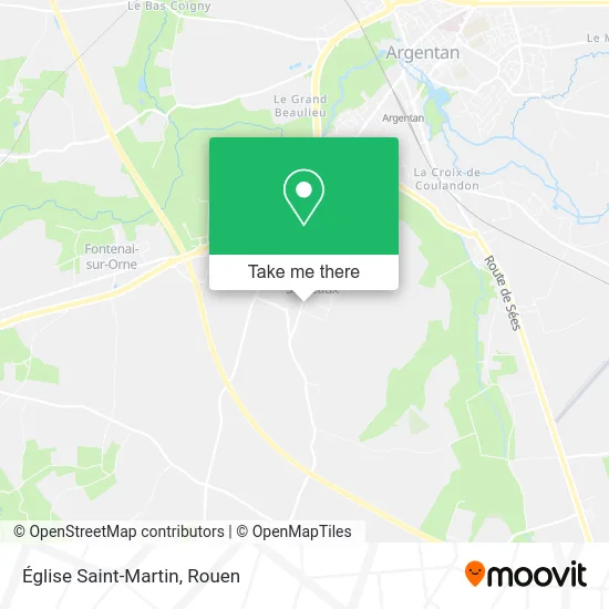 Église Saint-Martin map