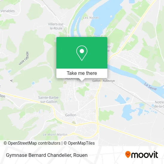 Gymnase Bernard Chandelier map