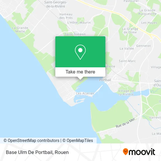 Base Ulm De Portbail map