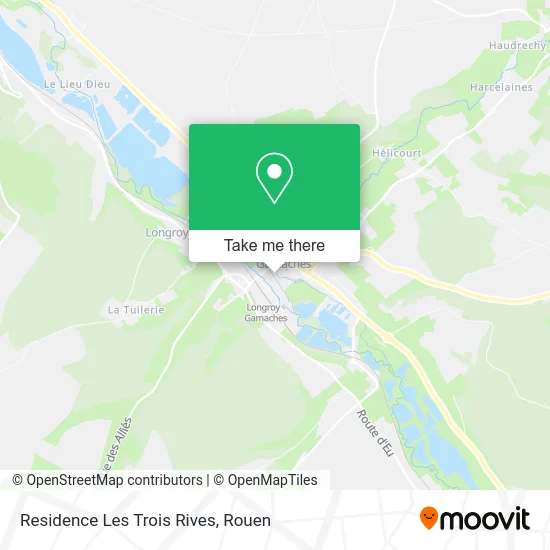 Residence Les Trois Rives map