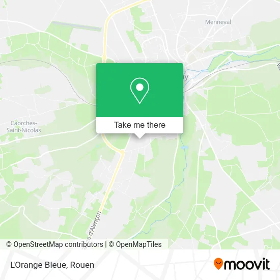 L'Orange Bleue map