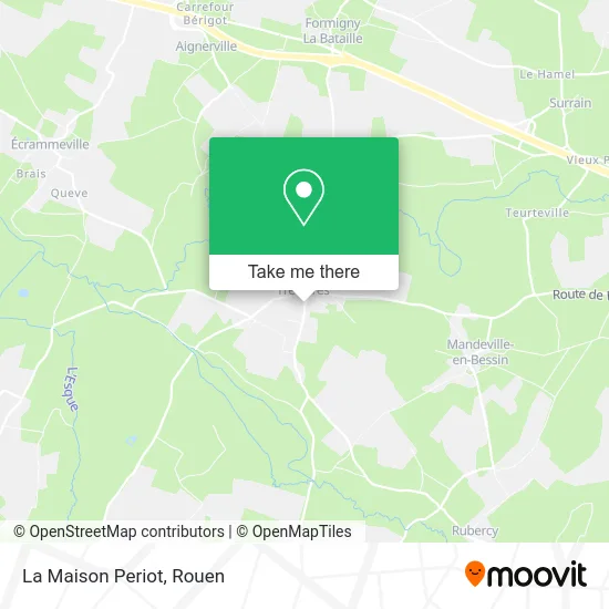 La Maison Periot map