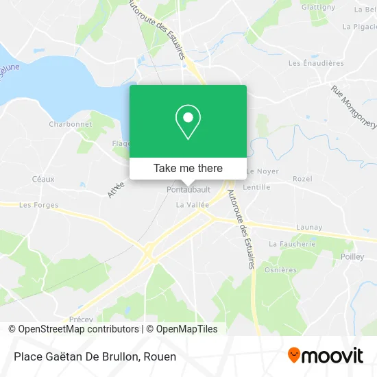Place Gaëtan De Brullon map