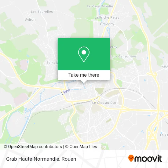 Grab Haute-Normandie map