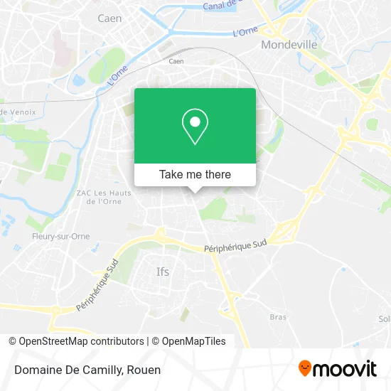 Domaine De Camilly map