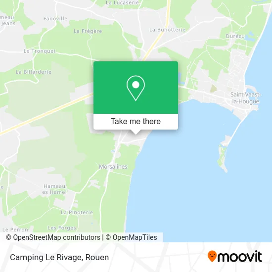 Camping Le Rivage map