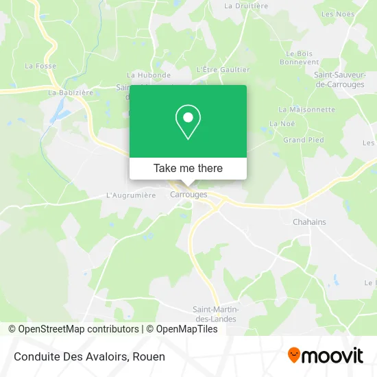 Conduite Des Avaloirs map