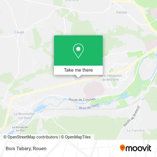 Bois Tabary map
