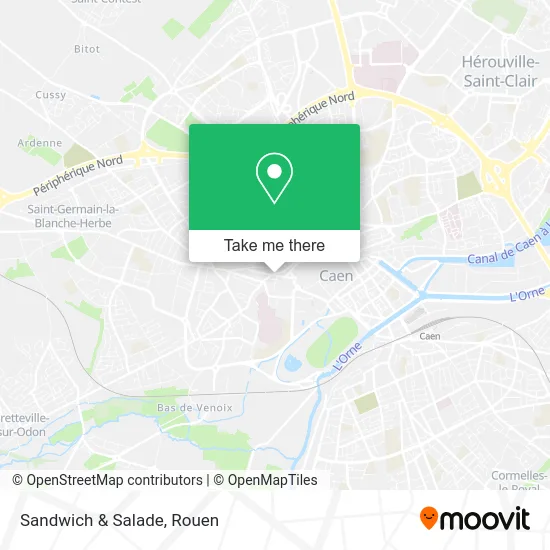 Sandwich & Salade map