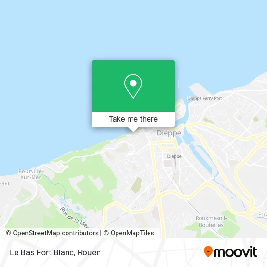 Le Bas Fort Blanc map