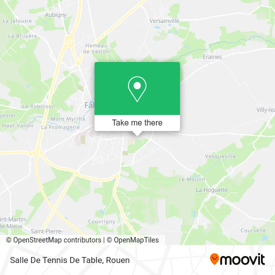 Salle De Tennis De Table map