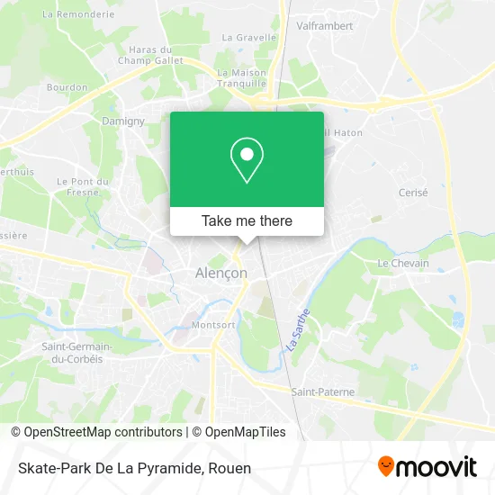 Skate-Park De La Pyramide map