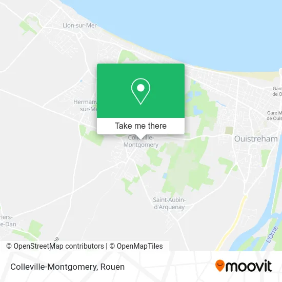 Colleville-Montgomery map