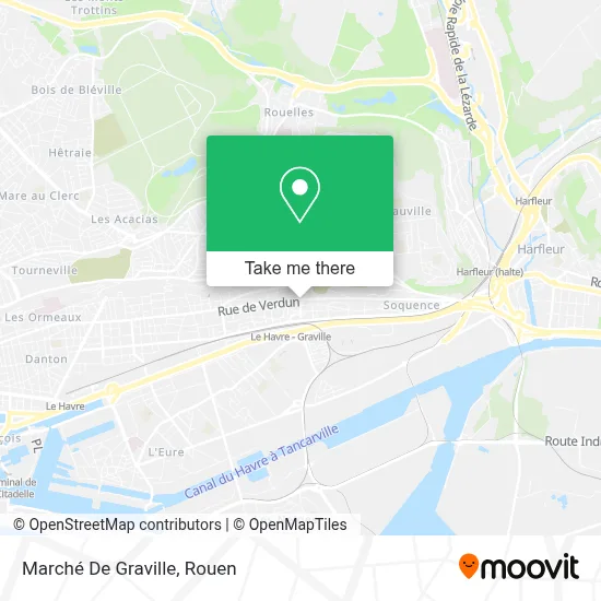 Marché De Graville map