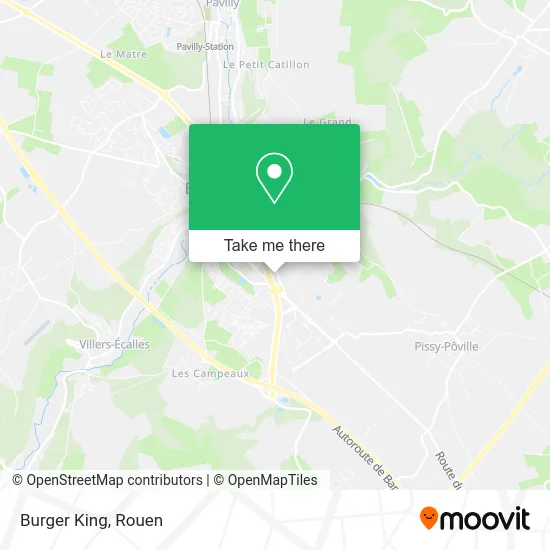 Burger King map