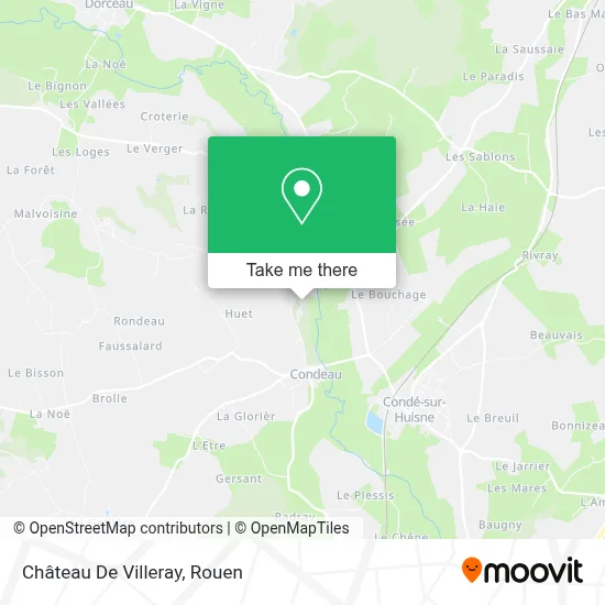 Château De Villeray map