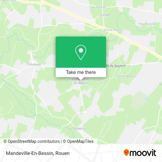 Mandeville-En-Bessin map