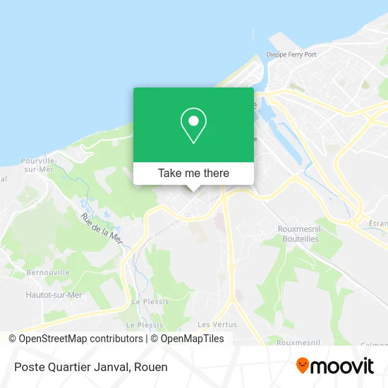 Poste Quartier Janval map