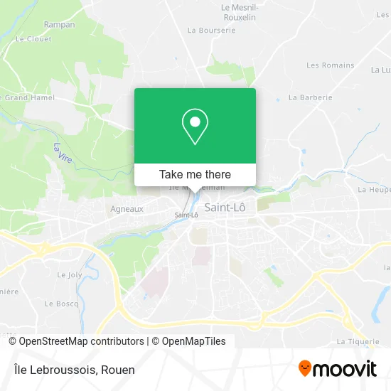 Île Lebroussois map