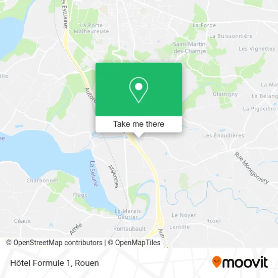 Hôtel Formule 1 map