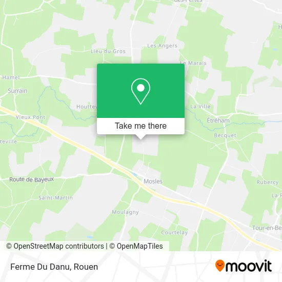 Ferme Du Danu map