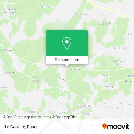 Le Calvaire map
