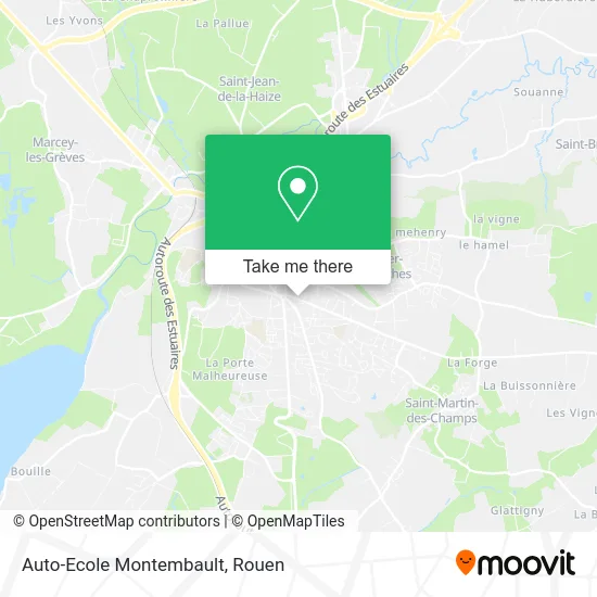 Auto-Ecole Montembault map