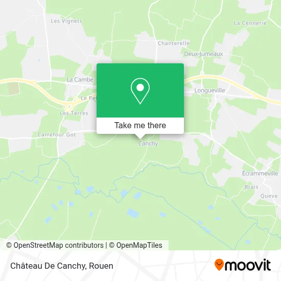 Château De Canchy map