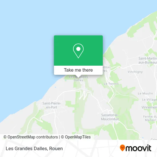 Les Grandes Dalles map