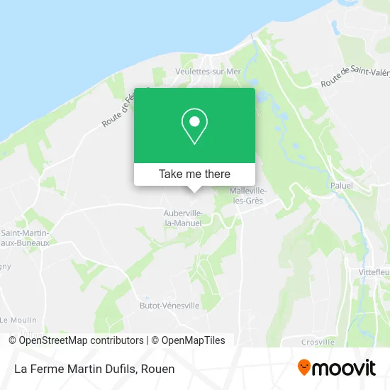 La Ferme Martin Dufils map