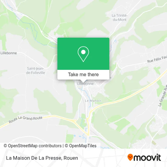 La Maison De La Presse map