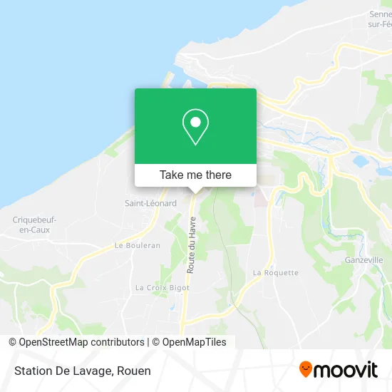 Station De Lavage map