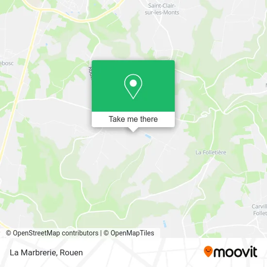 La Marbrerie map