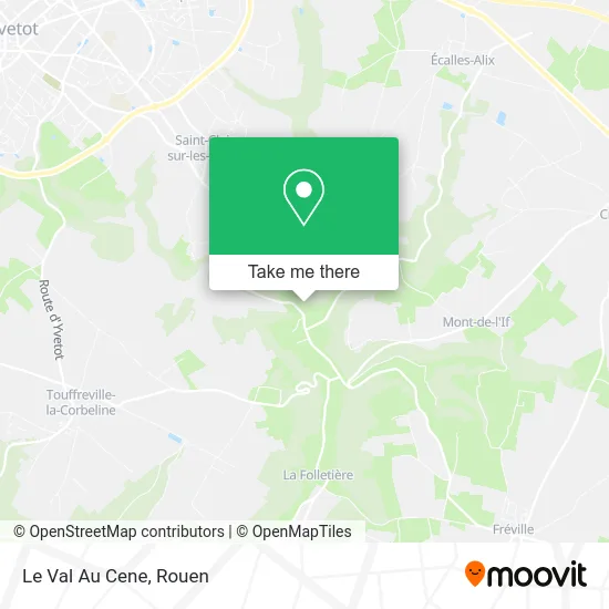 Le Val Au Cene map