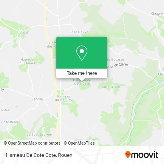 Hameau De Cote Cote map